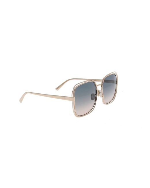 Dior Black Square Frame Sunglasses for men