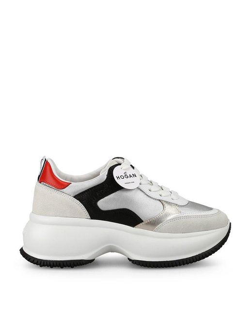 Hogan White Maxi I Active Sneakers