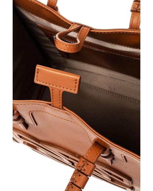 Casadei Brown Beauriva Shopper Bag