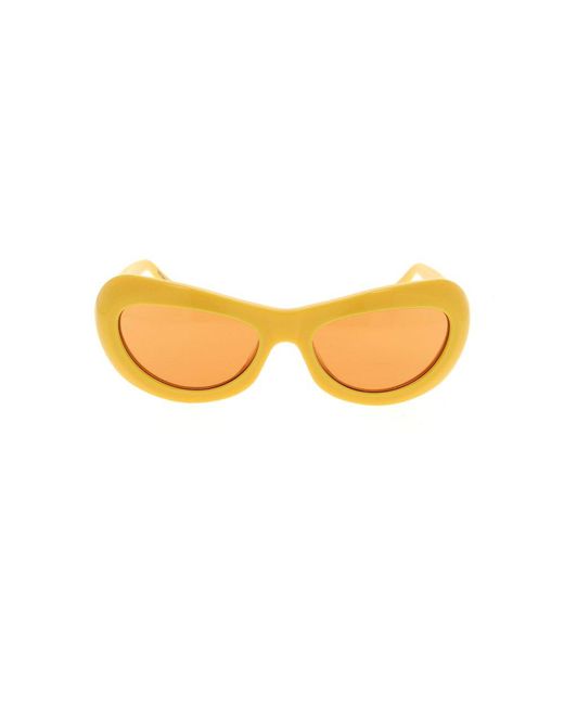 Marni Yellow Field Of Rushes Cat-eye Frame Sunglasses