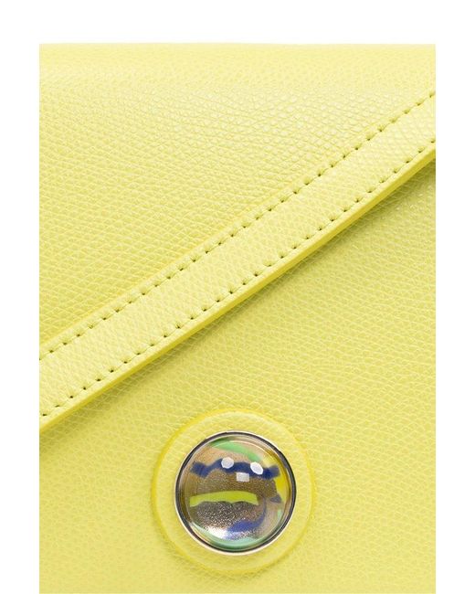 Furla Yellow Sfera Mini Shoulder Bag