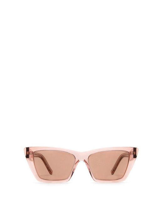 Saint Laurent Sl 276 Mica Sunglasses in Pink | Lyst