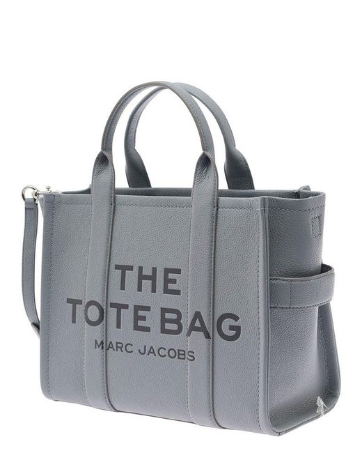 Marc Jacobs Blue 'The Medium Tote Bag' Shoulder Bag With Logo