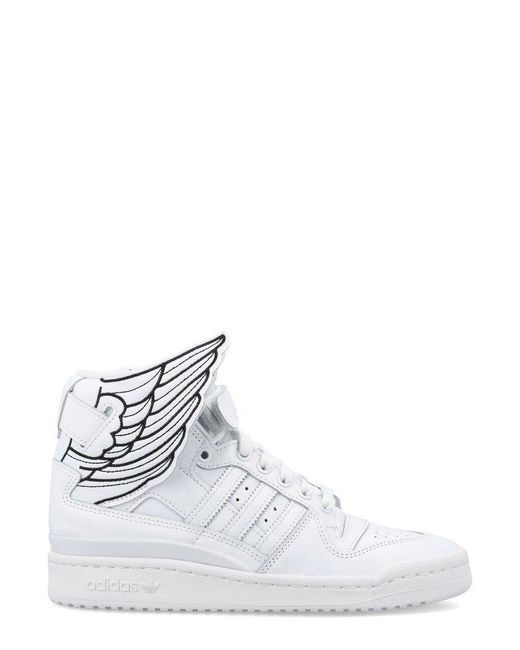 adidas Originals X Jeremy Scott Js Wings 4.0 High Top Sneaker in White |  Lyst