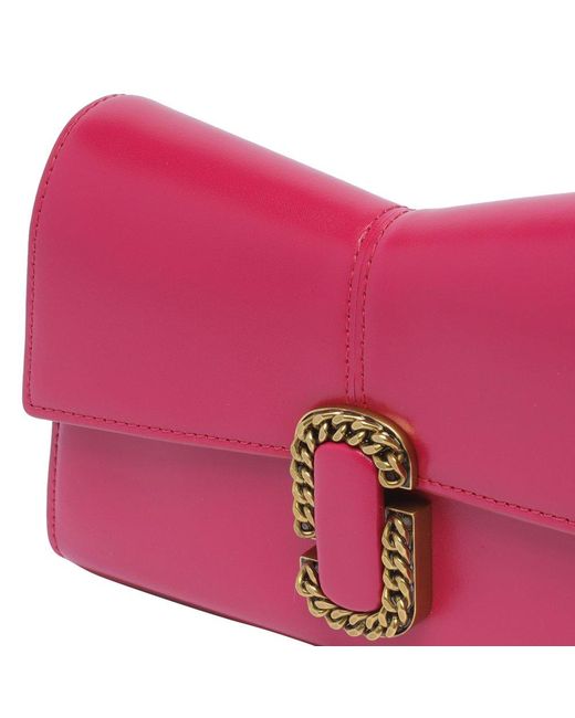 Marc Jacobs Pink The St. Marc Chain Wallet