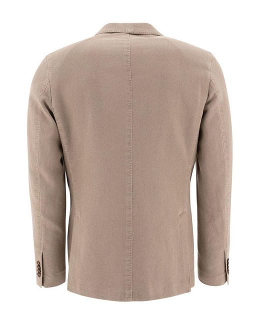 Incotex Brown Blazer Jacket for men