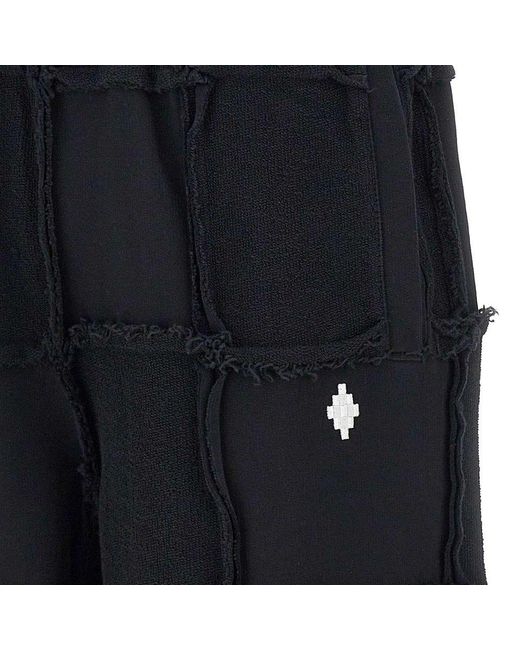 Marcelo Burlon Blue Cross Inside Cotton Shorts for men