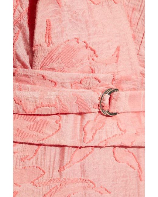 IRO Pink 'fabiana' Jacquard Dress,