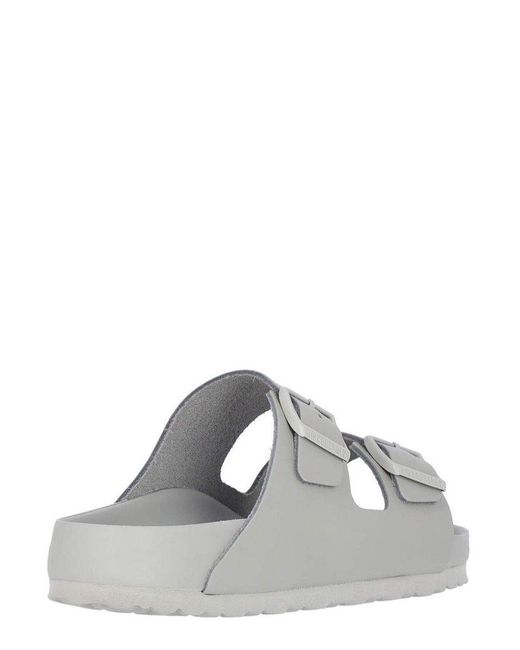 Birkenstock White Arizona Soft Footbed Slip-On Sandals for men