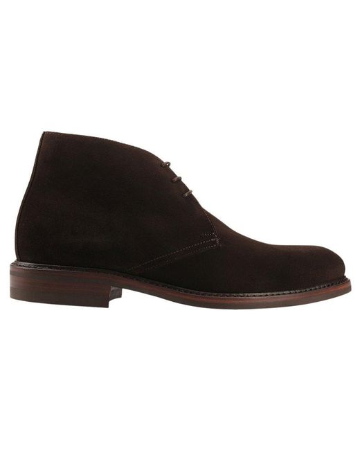 BERWICK  1707 Black Chukka Boots for men