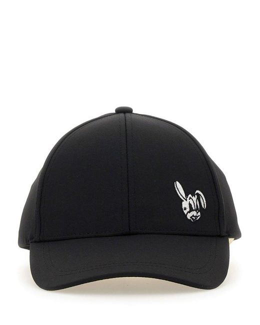 PS by Paul Smith Black Baseball Hat With Logo for men
