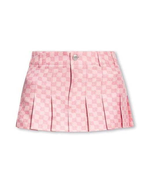 M I S B H V Pink Mini Skirt