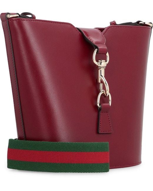 Gucci Red Original Mini Bucket Bag
