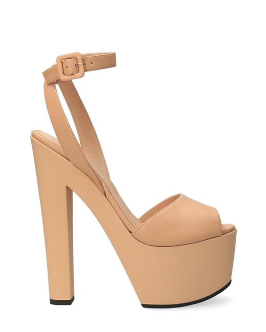 Giuseppe Zanotti Pink Tarifa Platform Heeled Sandals