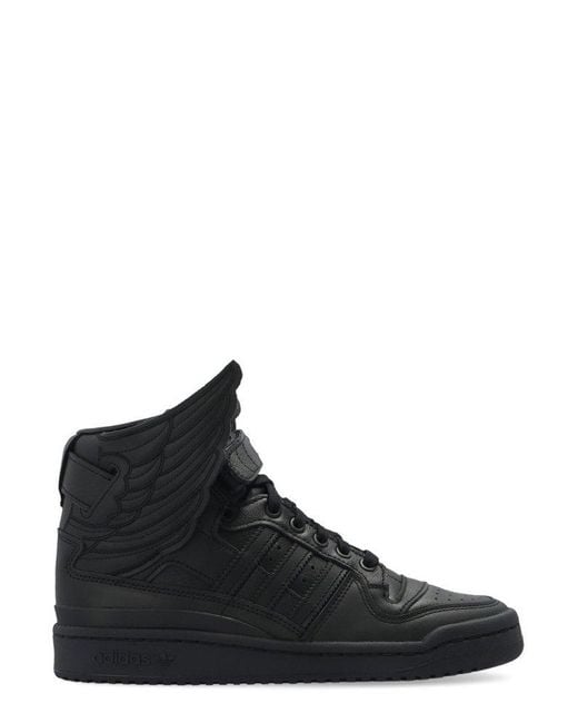 Adidas Originals Black X Jeremy Scott Forum High-top Wings 4.0 Sneakers