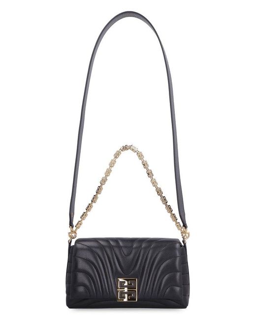 Givenchy Black 4g Quilted Small Crossbody Bag