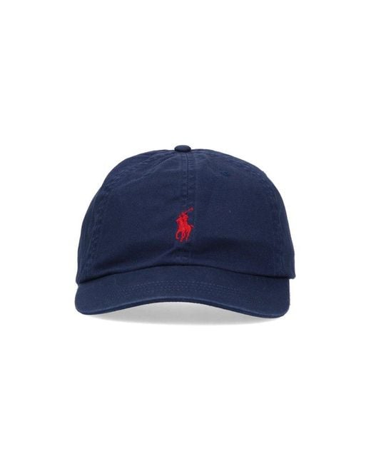 Polo Ralph Lauren Blue Logo Baseball Cap for men