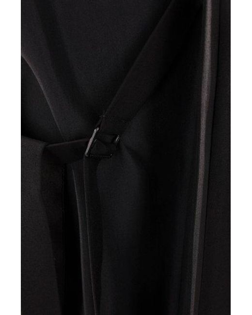 Ann Demeulemeester Black Double Layer Aude Trousers