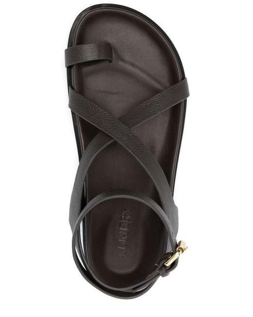 A.Emery Black Jalen Slim Sandals