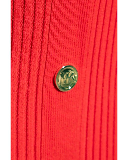 MICHAEL Michael Kors Red Sleeveless Dress