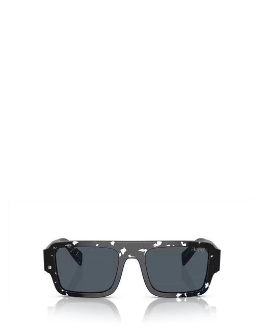 Prada Gray Square Frame Sunglasses for men