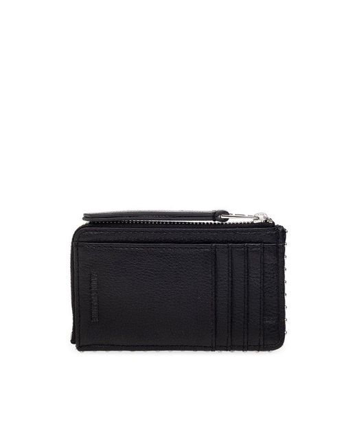 Zadig & Voltaire Black Leather Card Case,