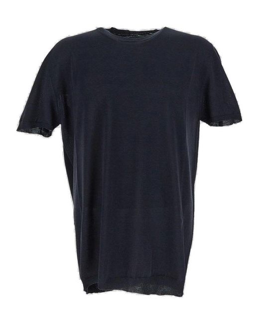 Uma Wang Blue Crewneck T-shirt for men