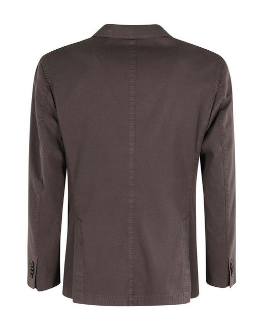 Boglioli Brown Single-Breasted Jacket for men