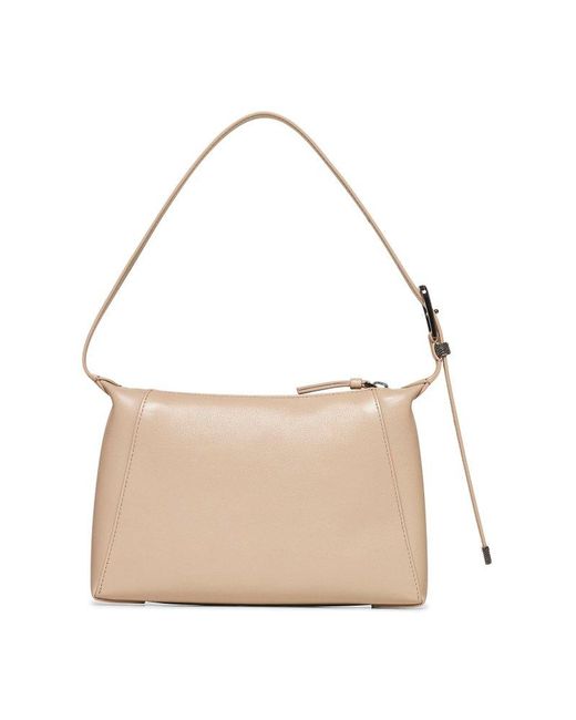 ショルダーバッグ・ポシェット BRUNELLO CUCINELLI Bc duo big hobo leather shoulder bag Brunello Cucinelli BC Duo Monili-Embellished Shoulder Bag