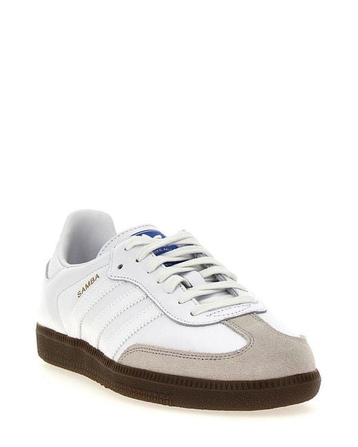 Adidas Originals White 'samba Og' Sneakers for men