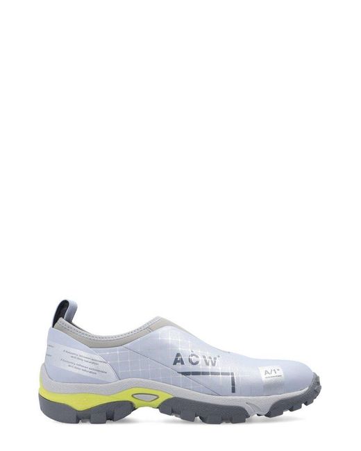 A_COLD_WALL* White Nc.1 Dirt Moc Slip-On Sneakers for men
