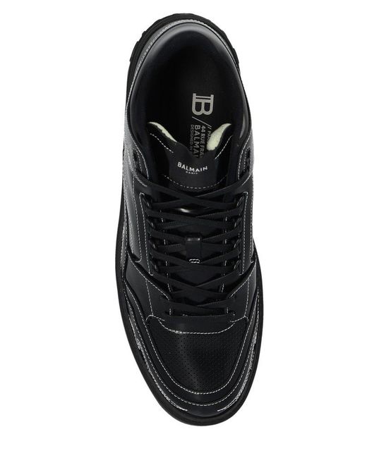 Balmain Black 'b-court Mid' Sneakers, for men