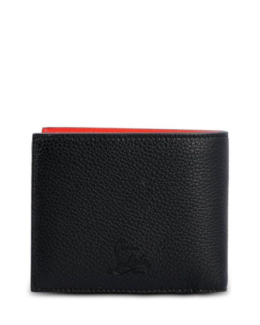 Christian Louboutin Black Logo Detailed Bi-fold Wallet for men