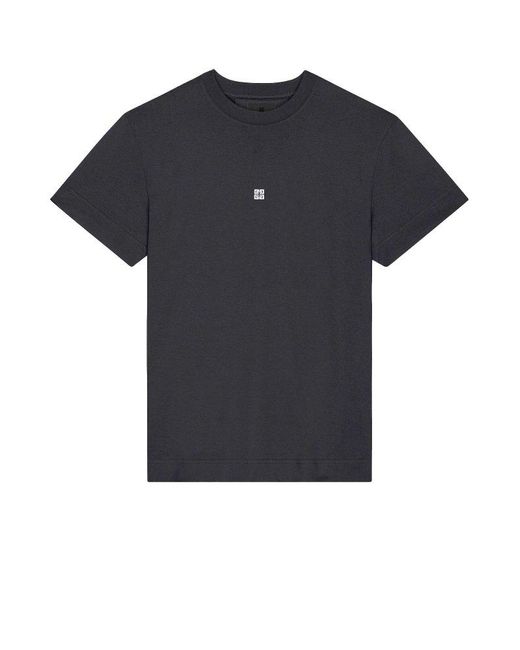 Givenchy Black Charcoal T-shirt With Logo for men