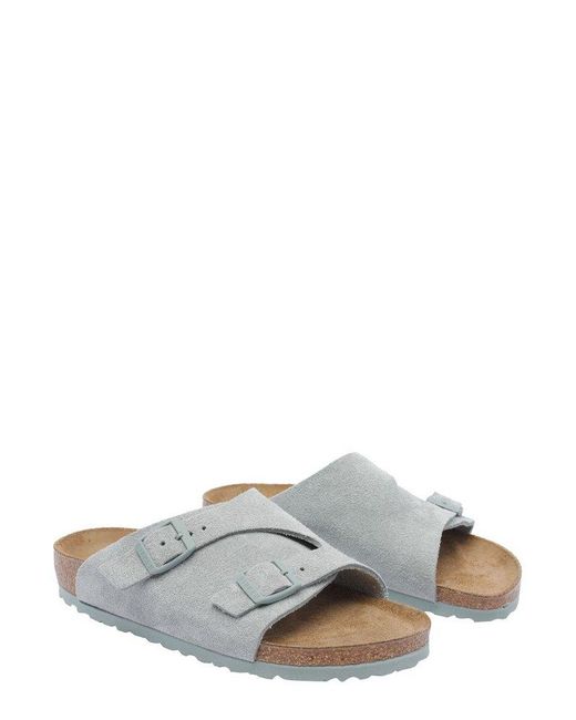 Birkenstock Gray Zürich Slip-On Sandals