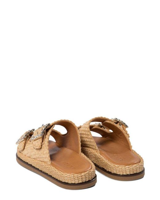 Alibi Brown Greta Slide Sandals