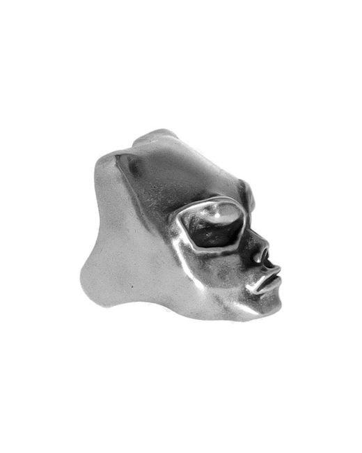 Ann Demeulemeester Gray Animal Motif Ring