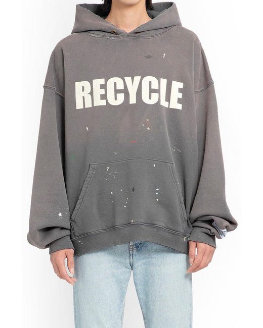 GALLERY DEPT. 90 s Recycle Distressed Hoodie in Grey for Men Lyst UK