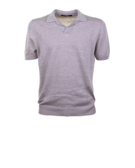 Tagliatore Purple Clothing T-Shirts And Polos for men