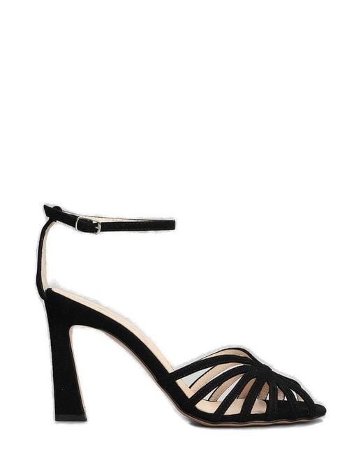 Anna F. Black 3386 Round Open Toe Sandlas