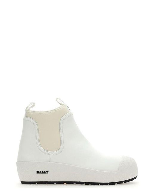 Bally Gadey Slip-on Boots in White | Lyst Australia