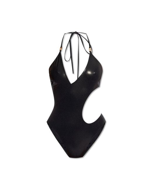 Versace Black One-Piece Swimsuit