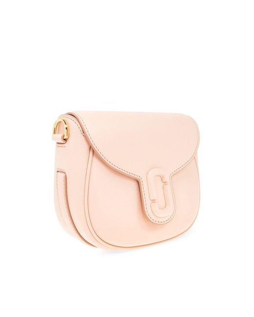 Marc Jacobs Pink 'the J Marc Saddle Small' Shoulder Bag,