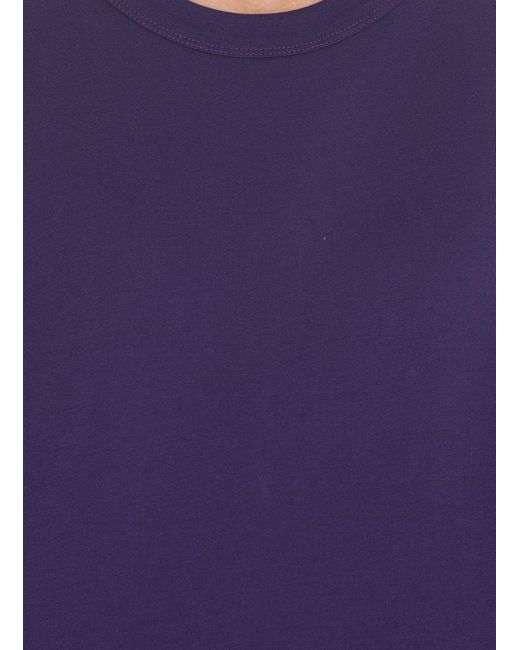 Dries Van Noten Purple Short-sleeved T-shirt