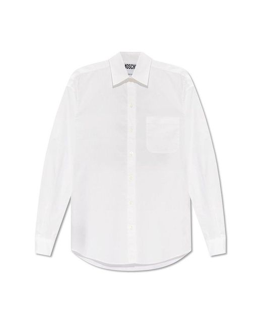 Moschino White Printed Shirt