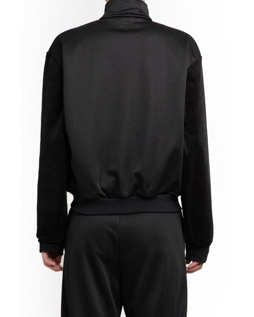Kapital Black Graphic Printed Zip-up Jacket for men