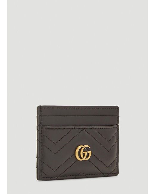 gucci black marmont card holder