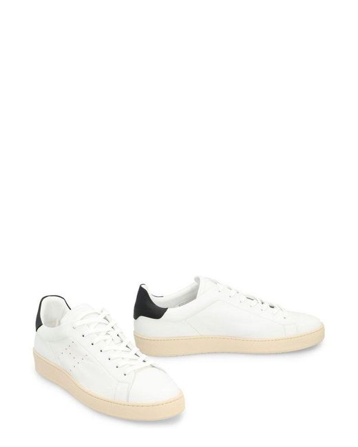 【送料&関税込】Hogan H672 Lace-up Sneakers Hogan H672 Lace-Up Sneakers in White for Men | Lyst