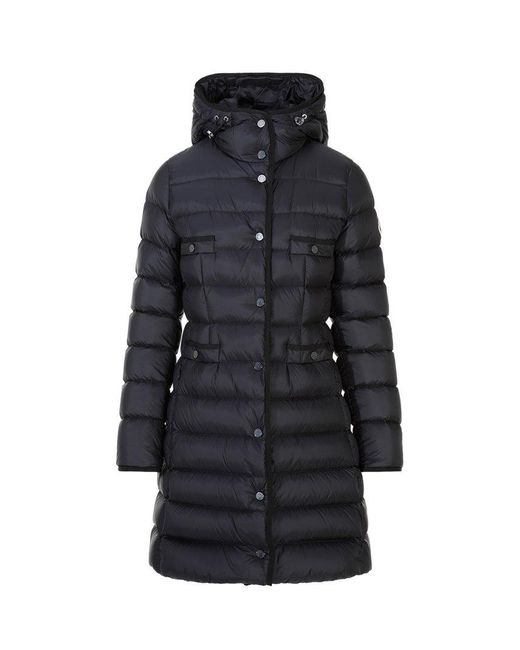 Moncler Blue Hirma Long Down Jacket