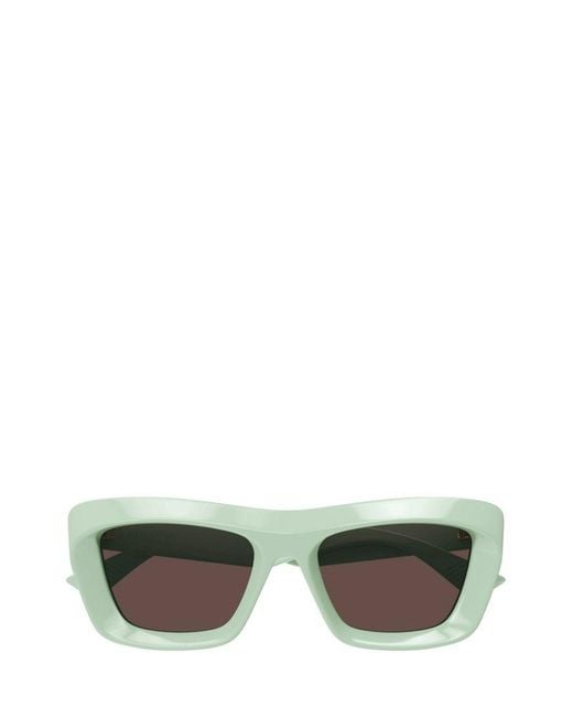 Bottega Veneta Green Classic Cat Eye Sunglasses